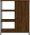 vidaXL - Dressoir - 70x30x80 - cm - bewerkt - hout - bruin - eikenkleur