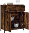 vidaXL - Dressoir - 70x30x80 - cm - bewerkt - hout - gerookt - eikenkleurig