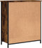 vidaXL - Dressoir - 70x30x80 - cm - bewerkt - hout - gerookt - eikenkleurig