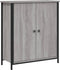 vidaXL - Dressoir - 70x30x80 - cm - bewerkt - hout - grijs - sonoma