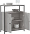 vidaXL - Dressoir - 70x30x80 - cm - bewerkt - hout - grijs - sonoma