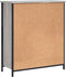 vidaXL - Dressoir - 70x30x80 - cm - bewerkt - hout - grijs - sonoma