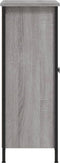 vidaXL - Dressoir - 70x30x80 - cm - bewerkt - hout - grijs - sonoma