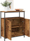 vidaXL - Dressoir - 70x30x80 - cm - bewerkt - hout - oud - houtkleurig