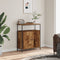 vidaXL - Dressoir - 70x30x80 - cm - bewerkt - hout - oud - houtkleurig