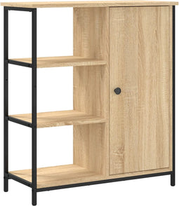 vidaXL - Dressoir - 70x30x80 - cm - bewerkt - hout - sonoma - eikenkleurig