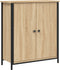 vidaXL - Dressoir - 70x30x80 - cm - bewerkt - hout - sonoma - eikenkleurig