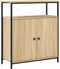 vidaXL - Dressoir - 70x30x80 - cm - bewerkt - hout - sonoma - eikenkleurig