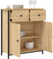 vidaXL - Dressoir - 70x30x80 - cm - bewerkt - hout - sonoma - eikenkleurig