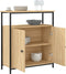 vidaXL - Dressoir - 70x30x80 - cm - bewerkt - hout - sonoma - eikenkleurig
