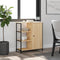 vidaXL - Dressoir - 70x30x80 - cm - bewerkt - hout - sonoma - eikenkleurig