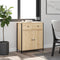 vidaXL - Dressoir - 70x30x80 - cm - bewerkt - hout - sonoma - eikenkleurig
