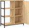 vidaXL - Dressoir - 70x30x80 - cm - bewerkt - hout - sonoma - eikenkleurig