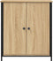 vidaXL - Dressoir - 70x30x80 - cm - bewerkt - hout - sonoma - eikenkleurig
