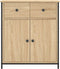 vidaXL - Dressoir - 70x30x80 - cm - bewerkt - hout - sonoma - eikenkleurig