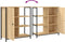 vidaXL - Dressoir - 70x30x80 - cm - bewerkt - hout - sonoma - eikenkleurig