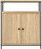 vidaXL - Dressoir - 70x30x80 - cm - bewerkt - hout - sonoma - eikenkleurig