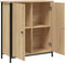 vidaXL - Dressoir - 70x30x80 - cm - bewerkt - hout - sonoma - eikenkleurig