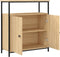vidaXL - Dressoir - 70x30x80 - cm - bewerkt - hout - sonoma - eikenkleurig