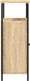 vidaXL - Dressoir - 70x30x80 - cm - bewerkt - hout - sonoma - eikenkleurig