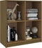 vidaXL - Dressoir - 70x33x76 - cm - massief - grenenhout - honingbruin
