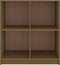 vidaXL - Dressoir - 70x33x76 - cm - massief - grenenhout - honingbruin