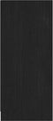 vidaXL - Dressoir - 70x33x76 - cm - massief - grenenhout - zwart