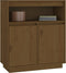 vidaXL - Dressoir - 70x34x80 - cm - massief - grenenhout - honingbruin