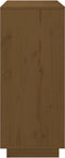 vidaXL - Dressoir - 70x34x80 - cm - massief - grenenhout - honingbruin