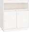 vidaXL - Dressoir - 70x34x80 - cm - massief - grenenhout - wit