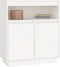 vidaXL - Dressoir - 70x34x80 - cm - massief - grenenhout - wit
