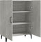 vidaXL - Dressoir - 70x34x90 - cm - bewerkt - hout - betongrijs