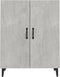 vidaXL - Dressoir - 70x34x90 - cm - bewerkt - hout - betongrijs