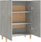 vidaXL - Dressoir - 70x34x90 - cm - bewerkt - hout - betongrijs