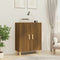vidaXL - Dressoir - 70x34x90 - cm - bewerkt - hout - bruin - eikenkleur