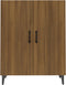 vidaXL - Dressoir - 70x34x90 - cm - bewerkt - hout - bruin - eikenkleur