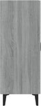 vidaXL - Dressoir - 70x34x90 - cm - bewerkt - hout - grijs - sonoma - eikenkleurig