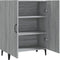 vidaXL - Dressoir - 70x34x90 - cm - bewerkt - hout - grijs - sonoma - eikenkleurig