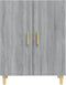 vidaXL - Dressoir - 70x34x90 - cm - bewerkt - hout - grijs - sonoma - eikenkleurig