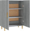 vidaXL - Dressoir - 70x34x90 - cm - bewerkt - hout - grijs - sonoma - eikenkleurig