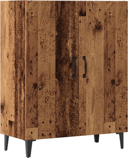 vidaXL - Dressoir - 70x34x90 - cm - bewerkt - hout - oud - houtkleurig