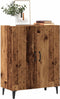 vidaXL - Dressoir - 70x34x90 - cm - bewerkt - hout - oud - houtkleurig