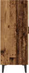 vidaXL - Dressoir - 70x34x90 - cm - bewerkt - hout - oud - houtkleurig