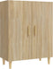 vidaXL - Dressoir - 70x34x90 - cm - bewerkt - hout - sonoma - eikenkleurig