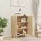 vidaXL - Dressoir - 70x34x90 - cm - bewerkt - hout - sonoma - eikenkleurig