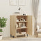 vidaXL - Dressoir - 70x34x90 - cm - bewerkt - hout - sonoma - eikenkleurig