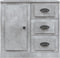 vidaXL - Dressoir - 70x35,5x67,5 - cm - bewerkt - hout - betongrijs