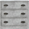 vidaXL - Dressoir - 70x35,5x67,5 - cm - bewerkt - hout - betongrijs
