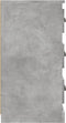 vidaXL - Dressoir - 70x35,5x67,5 - cm - bewerkt - hout - betongrijs