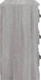 vidaXL - Dressoir - 70x35,5x67,5 - cm - bewerkt - hout - grijs - sonoma - eikenkleurig